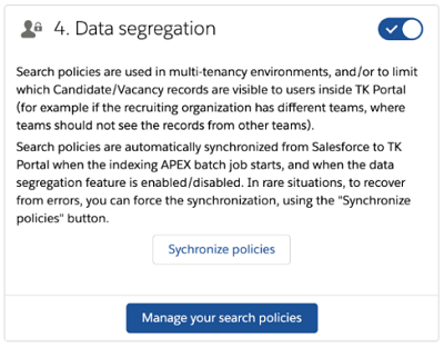 Data segregation