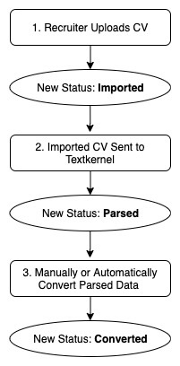 CV parsing workflow